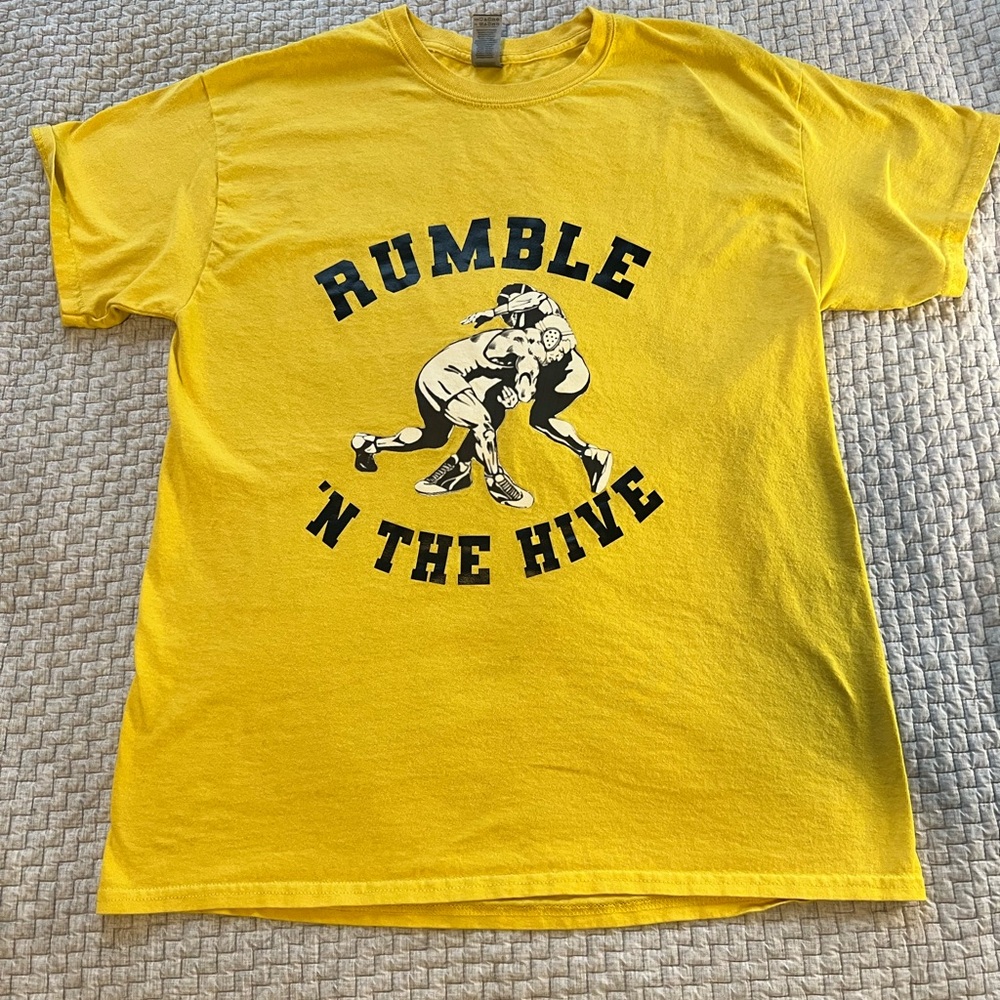 Gildan Yellow Rumble 'N The Hive Tee